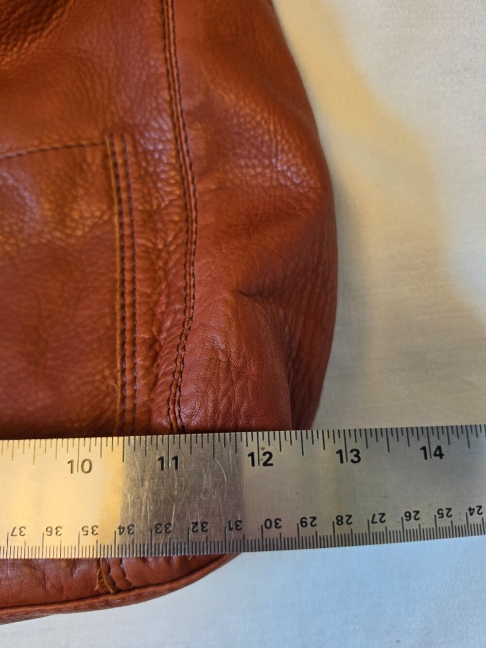 American Leather Co. Brown 100% Genuine Leather Handbag - Picture 11 of 11